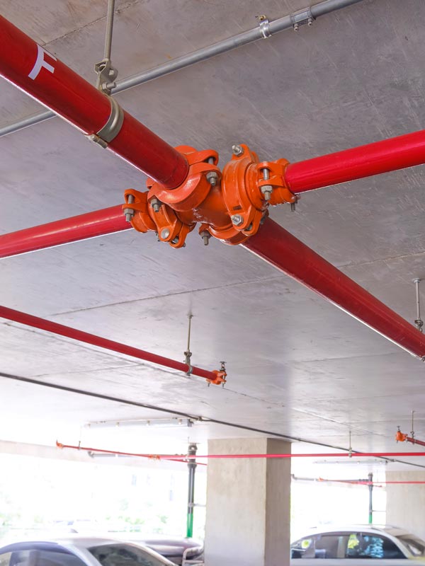 sprinkler system pipes